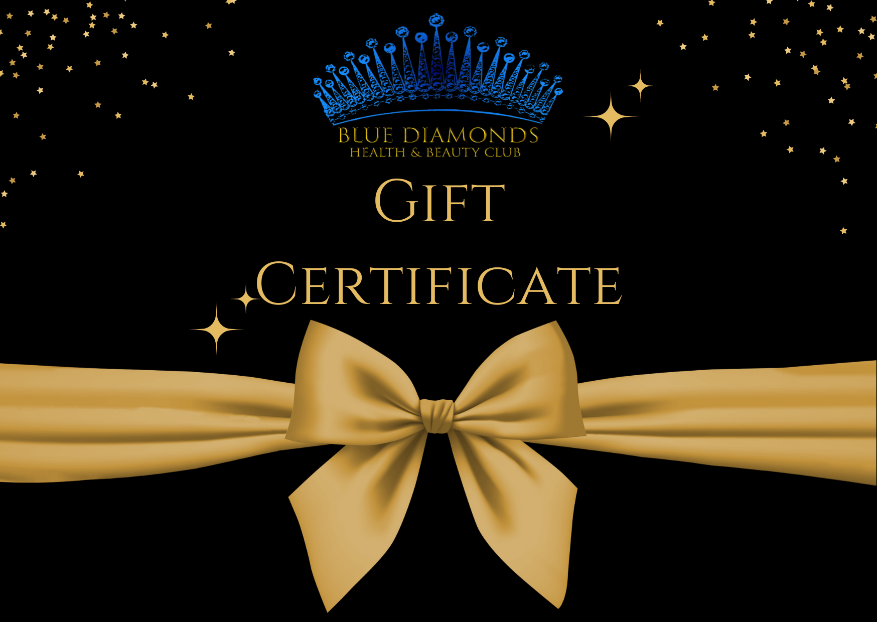 Blue Diamonds Gift Certificate